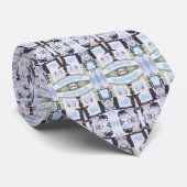 Elegant Stropdas Collectie: Aangepast grafisch ont (Opgerold)