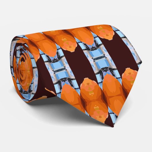 Elegant Stropdas Collectie: Aangepast grafisch ont (Opgerold)