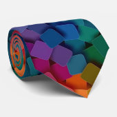 Elegant Stropdas Collectie: Aangepast grafisch ont (Opgerold)