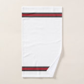 Elégant Style Blanc Gratté Luxe (Serviette à main)