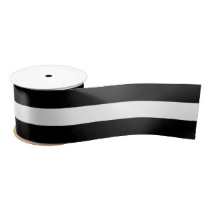 Elegant Style Chic Black en white stripes patroon Lint