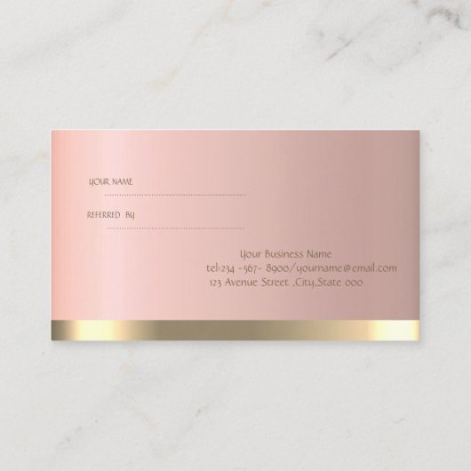 Élégant Style Chic, Grilles Carte de référence (Dos)