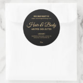 Elégant Style Spa Beauté Soap Lotion Étiquette (Sac)