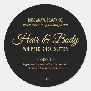 Elégant Style Spa Beauté Soap Lotion Étiquette