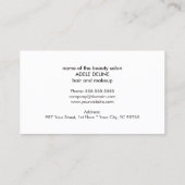 Elégant Style Texture Rouge Beauté Coupon (Dos)