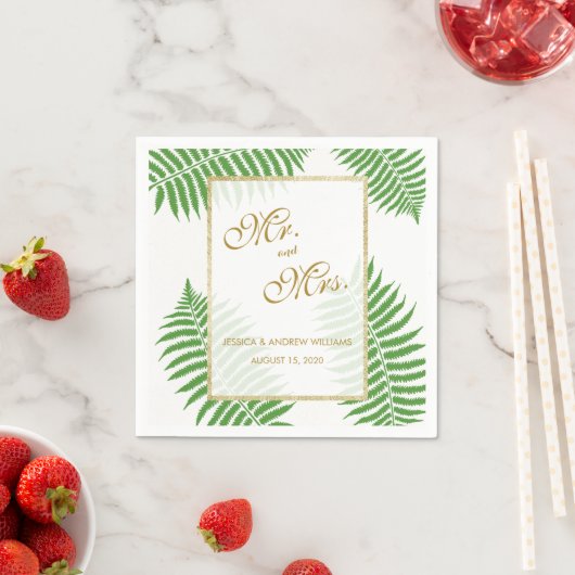 Elegant Stylish Bracken Wedding Servetten (Insitu)