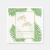 Elegant Stylish Bracken Wedding Servetten (Voorkant)