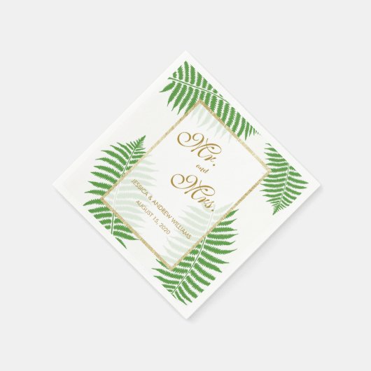 Elegant Stylish Bracken Wedding Servetten (Hoek)