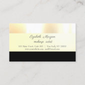 Elegant Stylish Chic Gold Loyalty Kaart (Achterkant)