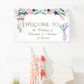 Elegant Stylish, Floral Wedding Banner (Insitu)