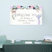 Elegant Stylish, Floral Wedding Banner (Beurs)