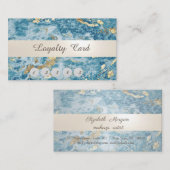 Elegant Stylish Marble Loyalty Kaart (Voorkant / Achterkant)