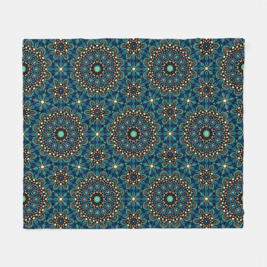Elegant Stylish Modern Motif Decorative Fleece Deken (Voorkant (Horizontaal))