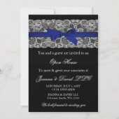 Elegant Stylish Navy Corporate Invitation Kaart (Voorkant)