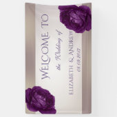Elegant Stylish Rozen Wedding Banner (Verticaal)