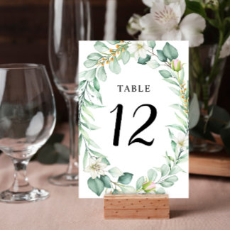 Elegant Succulent Greenery Wedding Kaart