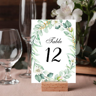 Elegant Succulent Greenery Wedding Kaart