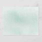 Elegant Succulents Greenery Advice Kaart (Achterkant)