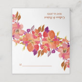 Elegant Summer Bouquet Modern Wedding (Buitenkant ongevouwen)