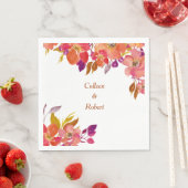 Elegant Summer Bouquet Modern Wedding Servet (Insitu)