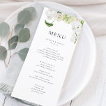 Elegant Summer Greenery Wedding Menu Cards<br><div class="desc">Elegant Summer Greenery Wedding Menu Cards Minimalist Wedding Menu Cards | Modern Menu,  Wedding Dinner Menu,  Rustic Let's Eat Wedding Dinner and Drinks Menu,  Simple Calligraphy Rustic Wedding Menus Wedding Menus,  Rustic Wedding Menu,  Wedding Table Menu</div>