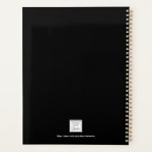 Elegant Sunflower 2023 Planner (Achterkant)