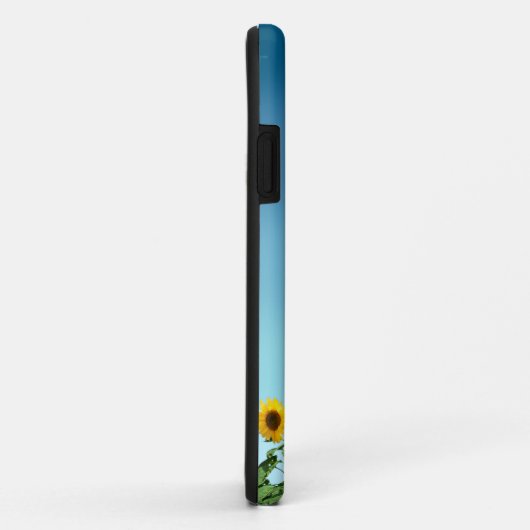 Elegant Sunflower op Sky Blue Case-Mate iPhone Case (Achterkant/rechts)