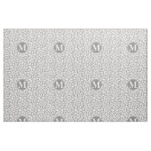 Elegant Sunflower Pattern Monogrammed Stof (Fat Quarter)