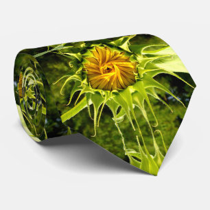 Elegant Sunflower Stropdas