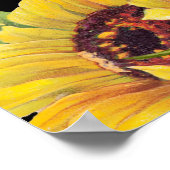 Elegant Sunflowers and Foliage Thanksgiving Party Poster (Hoek)