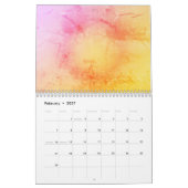 Élégant Sunset Gradient Wall Calendrier (Feb 2027)