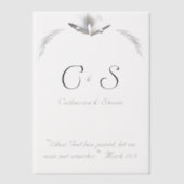 Élégant superposition de Faire-part de mariage mon (Recto)