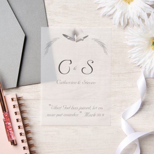 Élégant superposition de Faire-part de mariage mon (Mariage)