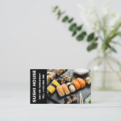 Élégant Sushi Restaurant Carte de visite personnal (Debout devant)