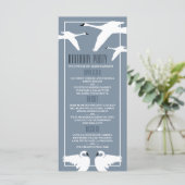 Elegant Swan, Birthday Menu (Staand voorkant)