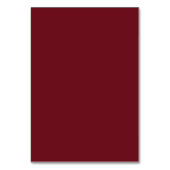 Elegant Swan Deep red Table Seating Chart cards Kaart (Achterkant)