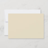 Elegant Swans Bridal Shower Invitation Kaart (Achterkant)