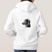 Élégant Sweat - shirt à capuche Saluki (Dos)
