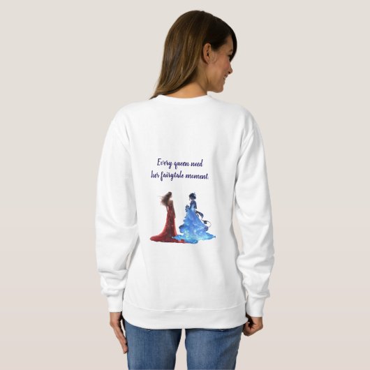 Élégant Sweatshirt de Fairytale Queens (Dos entier)