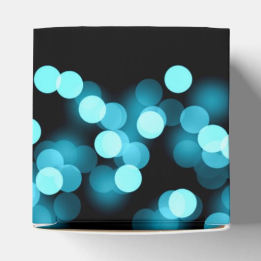 Elegant Sweet 16 Verjaardag Hollywood Glam Turquoi Bedankdoosjes (Bovenkant)