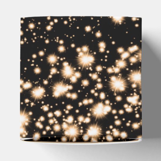 Elegant Sweet 16 Verjaardag Midnight Glam Gold Bedankdoosjes (Bovenkant)