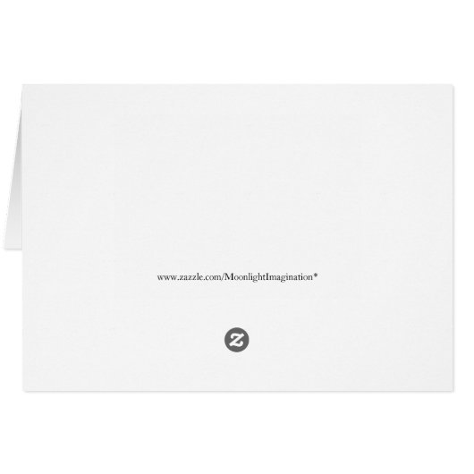Elegant Swirl Black and White Monogram Note Kaart (Achterkant Horizontaal)