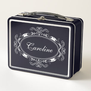 Elegant Swirl Custom Naam Merk