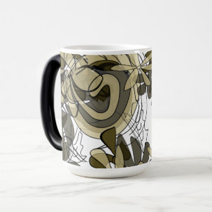 Elegant Swirl Design Mok