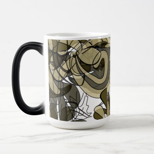 Élégant Swirl Design Mug (Gauche)