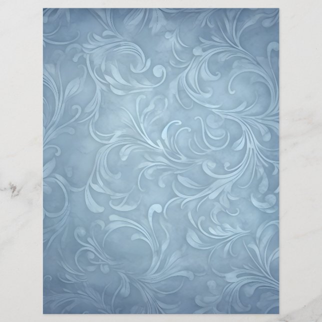 Elegant Swirl Design Scrapbooking Papier (Voorkant)