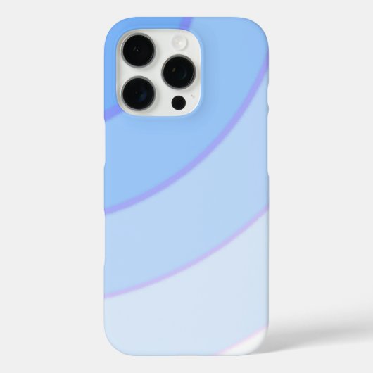 Elegant Swirl Ombre iPhone 16 Hoesje (Achterkant)