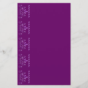 Elegant Swirls Briefpapier
