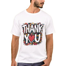 Elégant T-shirt "Merci" - Make a Big Impact"