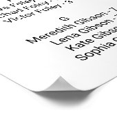 Élégant tableau alphabétique d'été de Bourgogne (Coin)